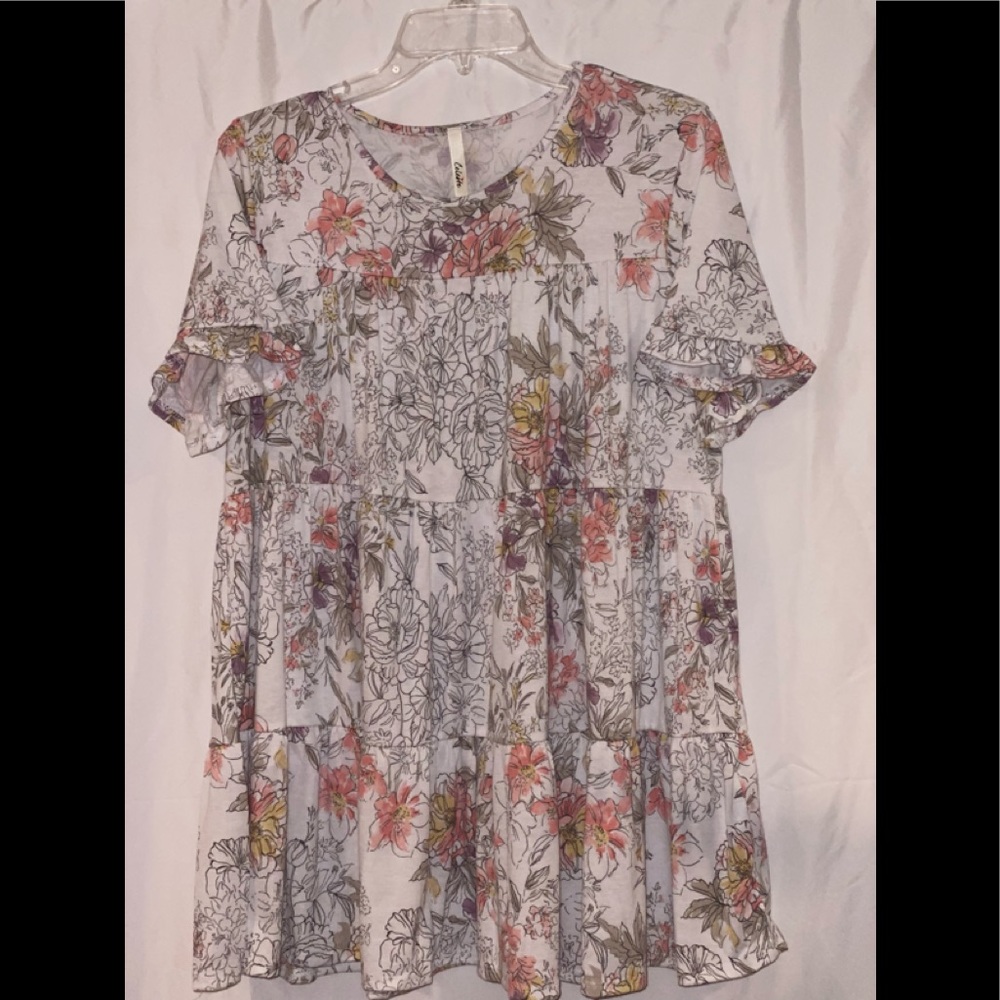 Floral Design Top